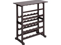 Porta bottiglie da vino ROWLEY Marrone scuro
