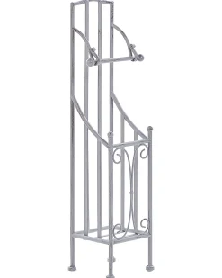 Porta carta igienica BRISA Metallo Grigio
