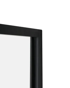 Porta doccia a libro NELTUME 80 x 190 cm Nero