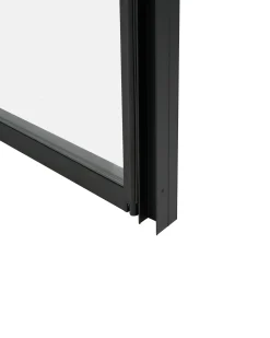 Porta doccia a libro NELTUME 80 x 190 cm Nero