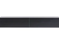Porta TV a parete GLADSTONE Nero