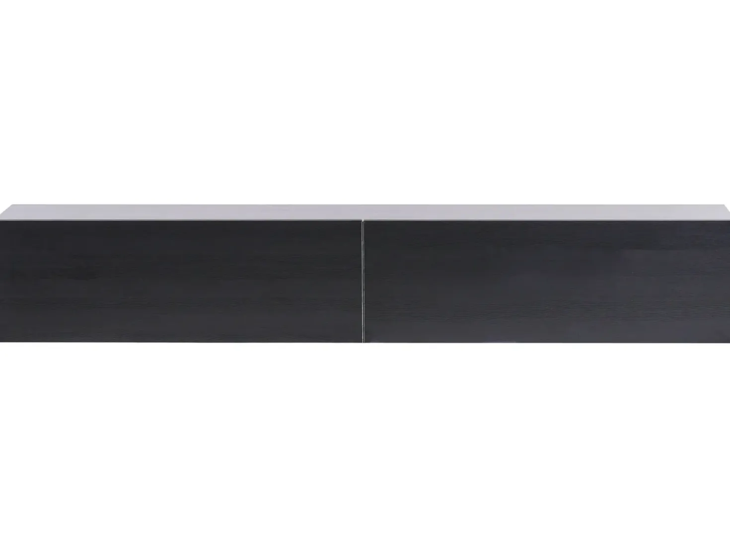 Porta TV a parete GLADSTONE Nero