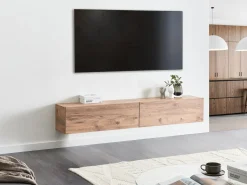 Porta TV a parete GLADSTONE Marrone