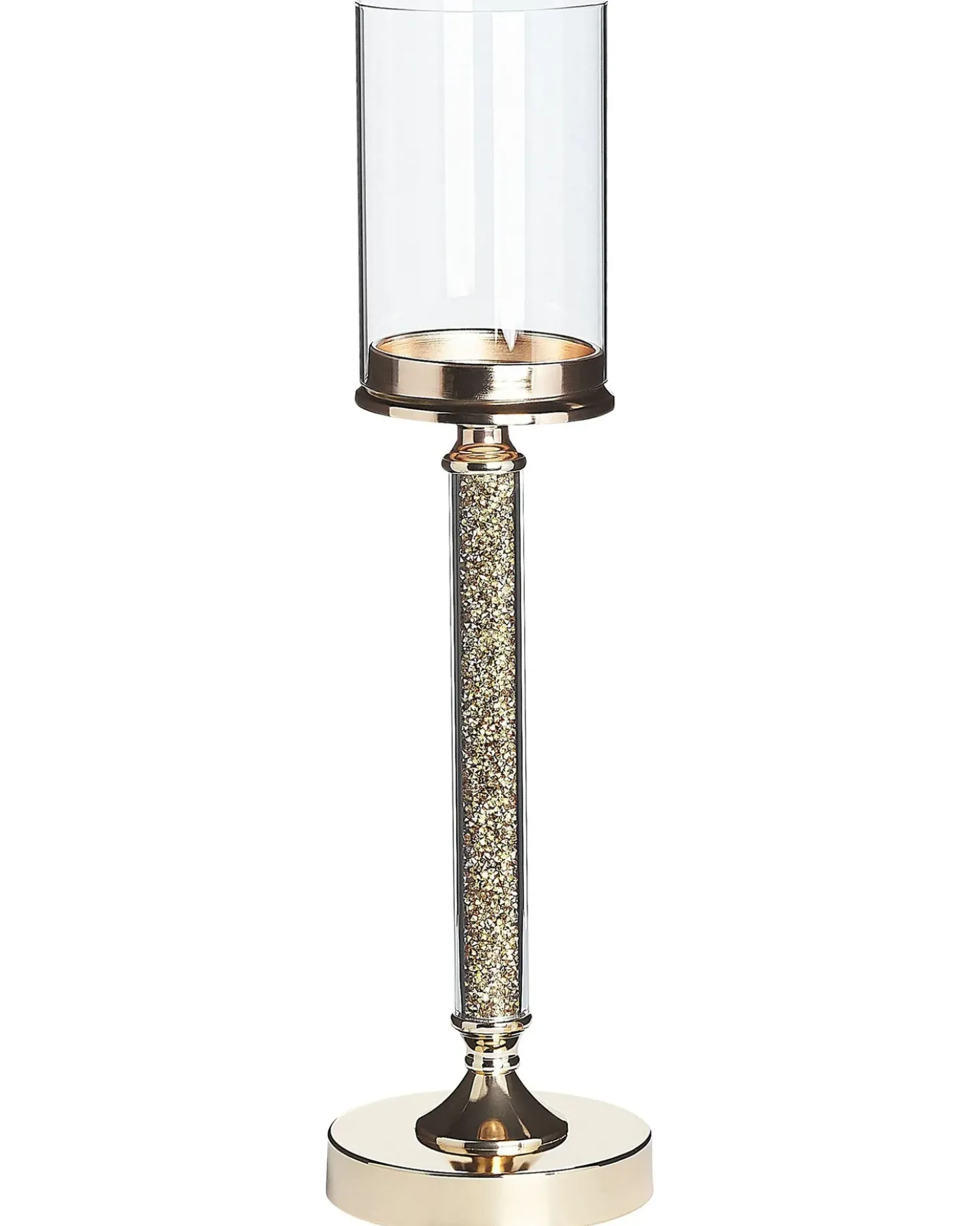 Portacandele ABBEVILLE Vetro 48 cm Oro