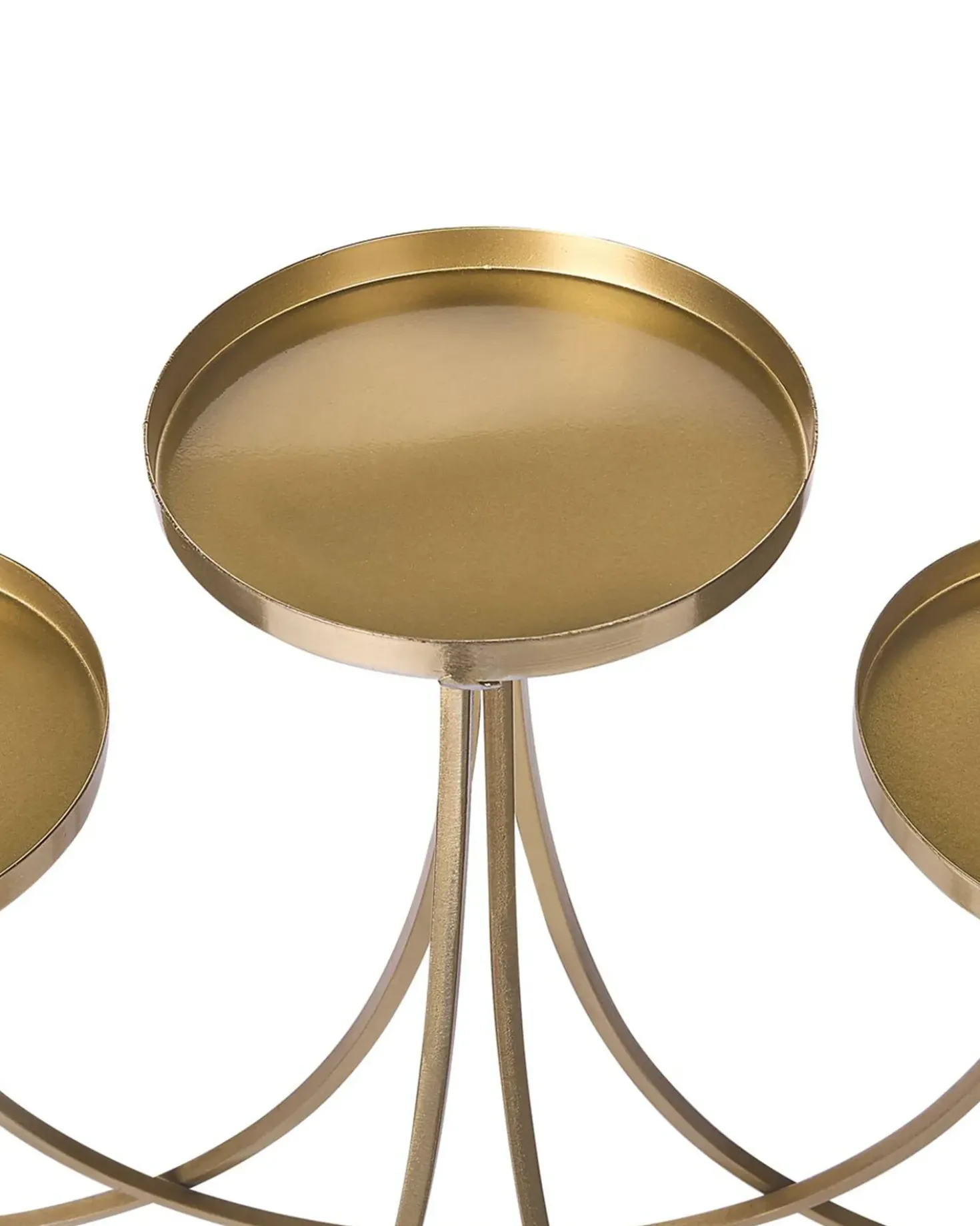 Portacandele BUARAN Metallo 38 cm Oro