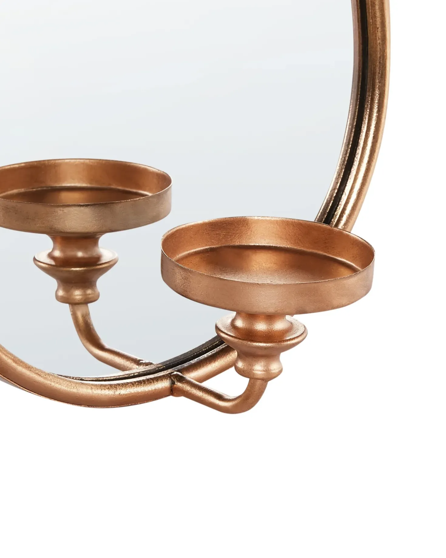 Portacandele da parete BAZARNES Metallo 45 cm Oro