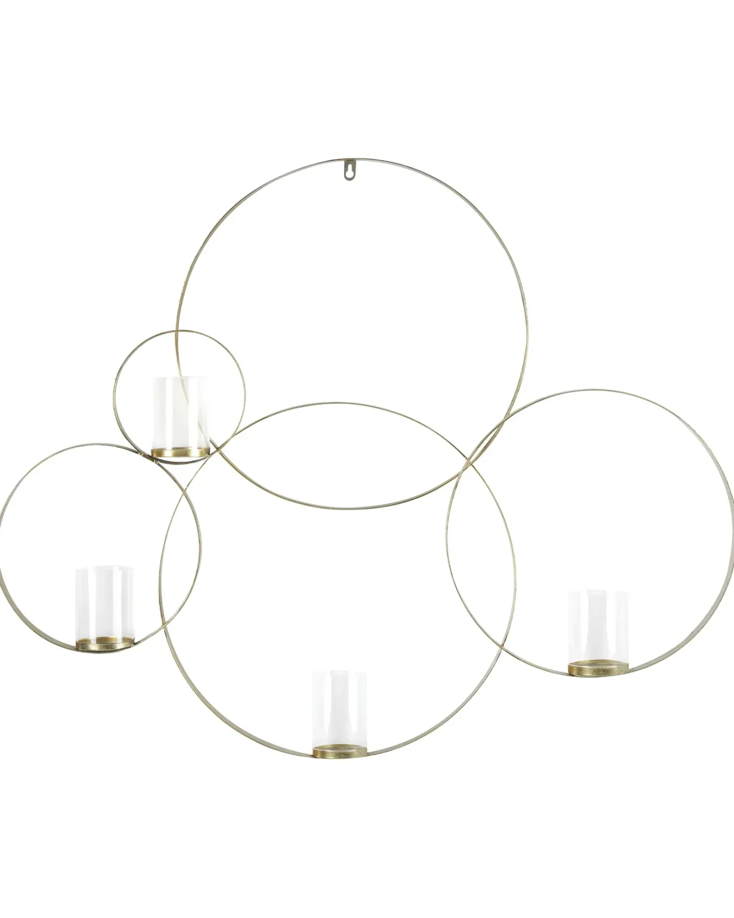 Portacandele da parete BURU Metallo 80 cm Oro