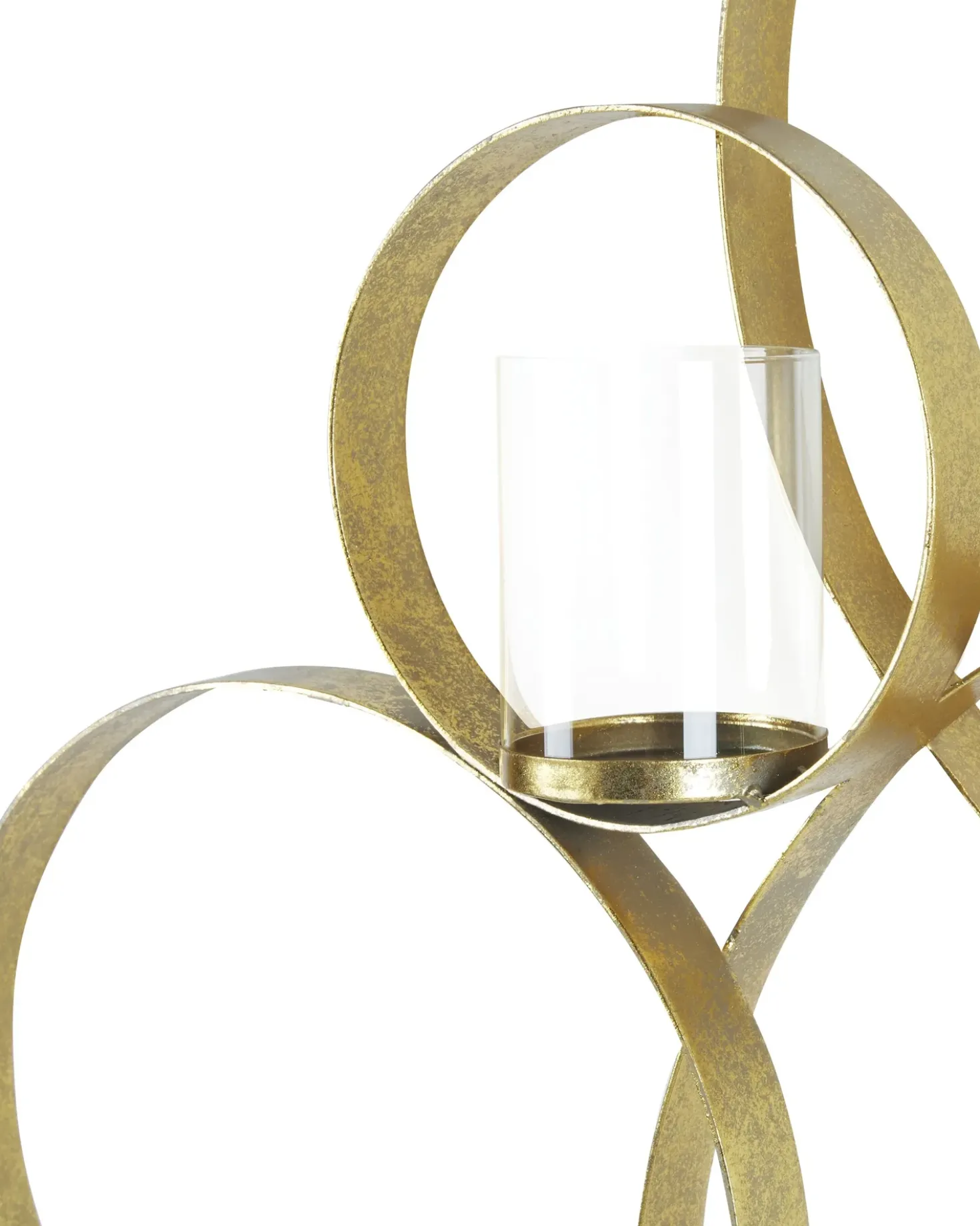 Portacandele da parete BURU Metallo 80 cm Oro