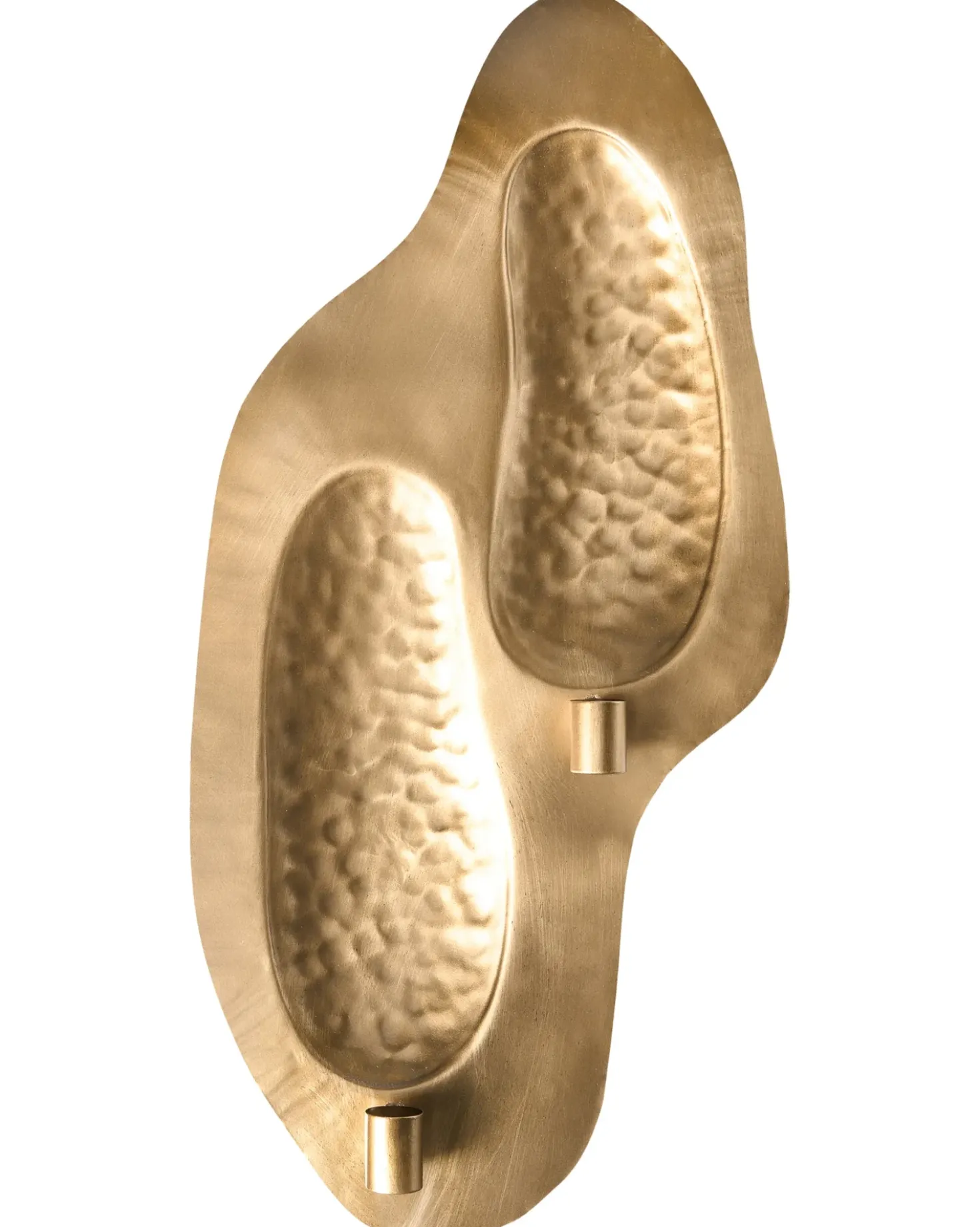 Portacandele da parete PENICHE Metallo 60 cm Oro