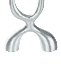 Portacandele FAMOES Metallo 41 cm Argento