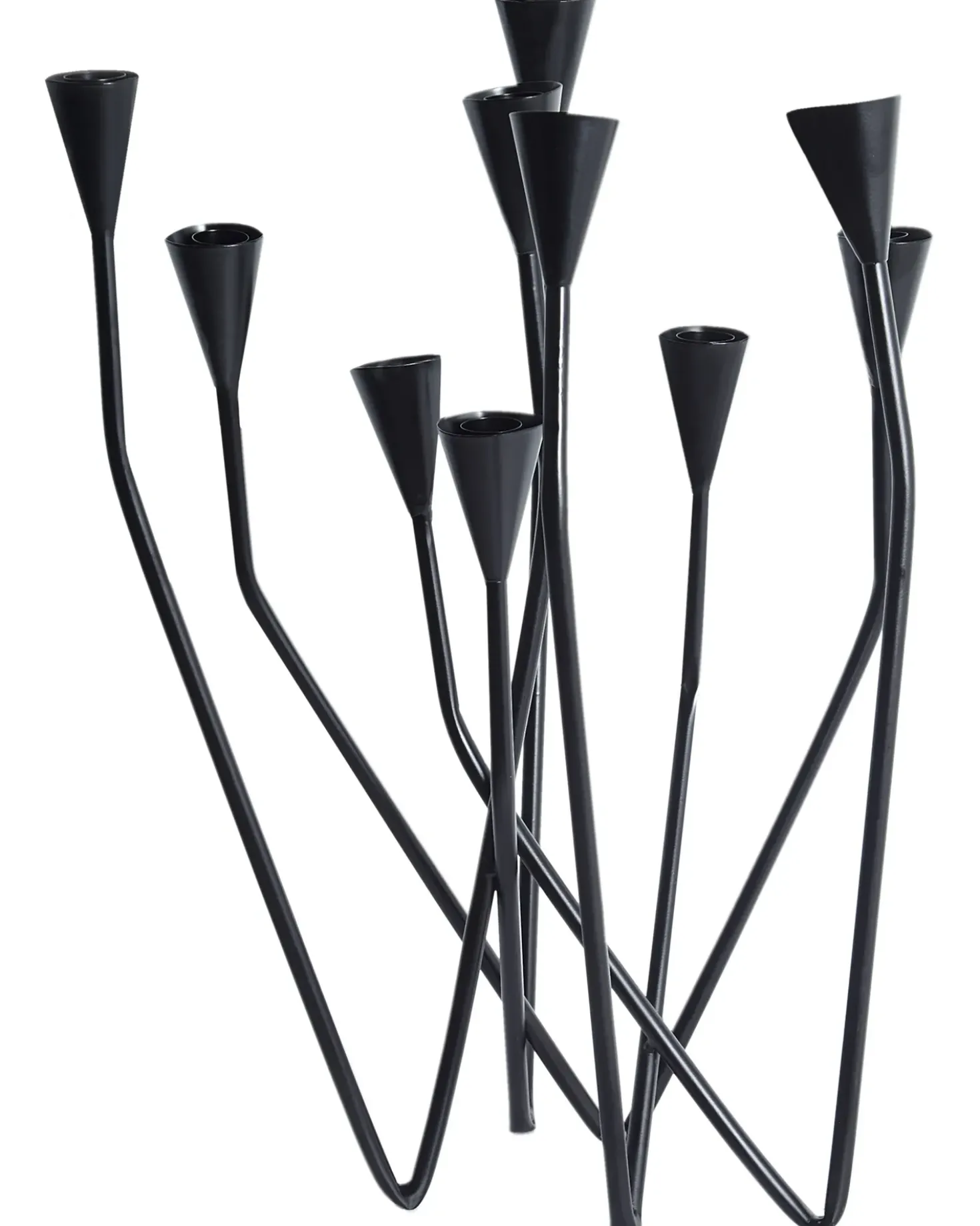 Portacandele MATOSINHOS Metallo 54 cm Nero