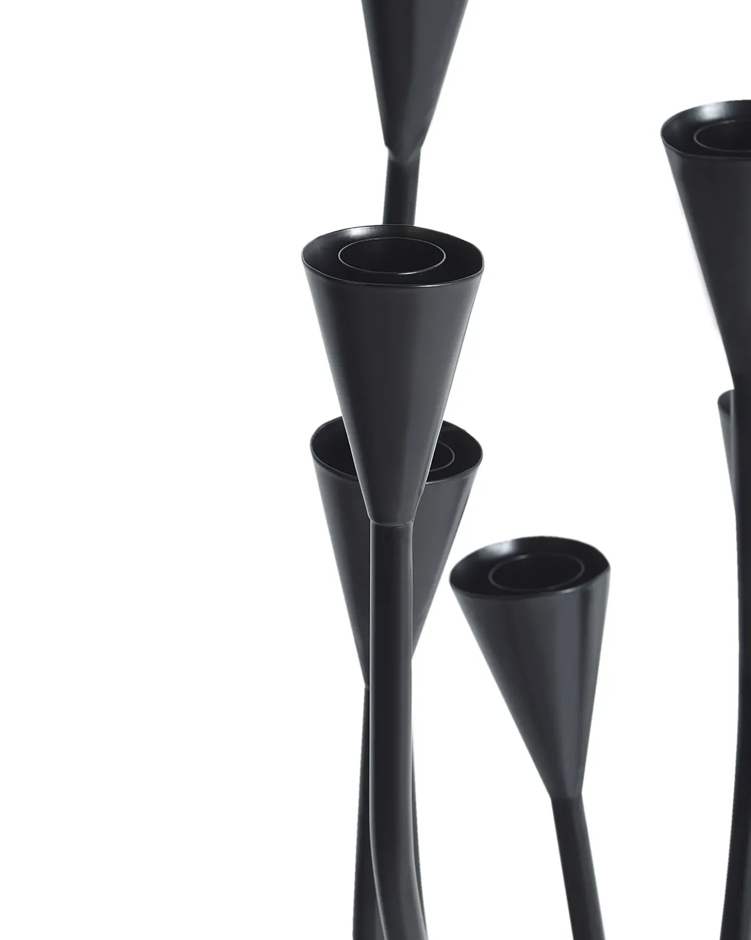 Portacandele MATOSINHOS Metallo 54 cm Nero