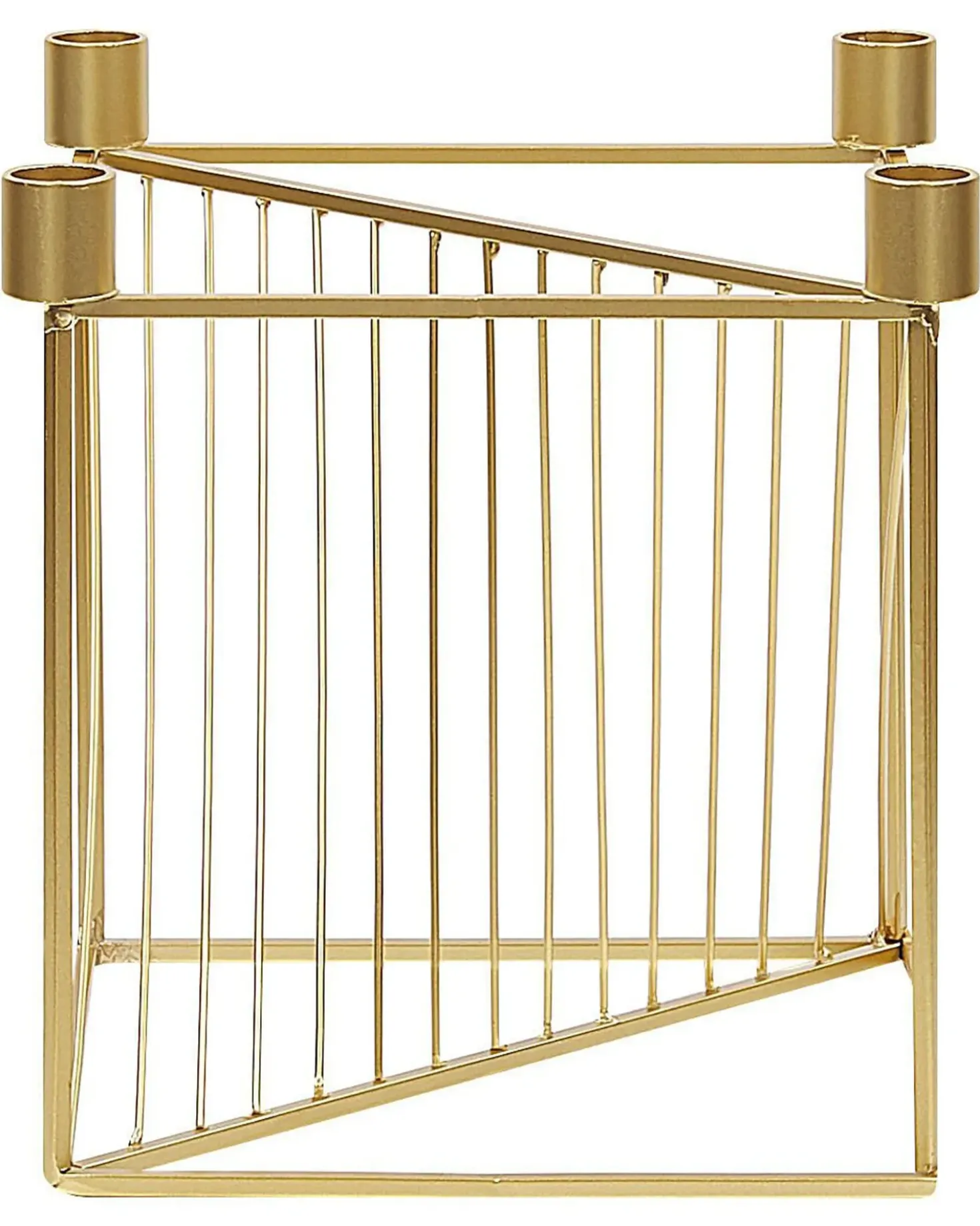 Portacandele MINDORO Metallo 23 cm Oro