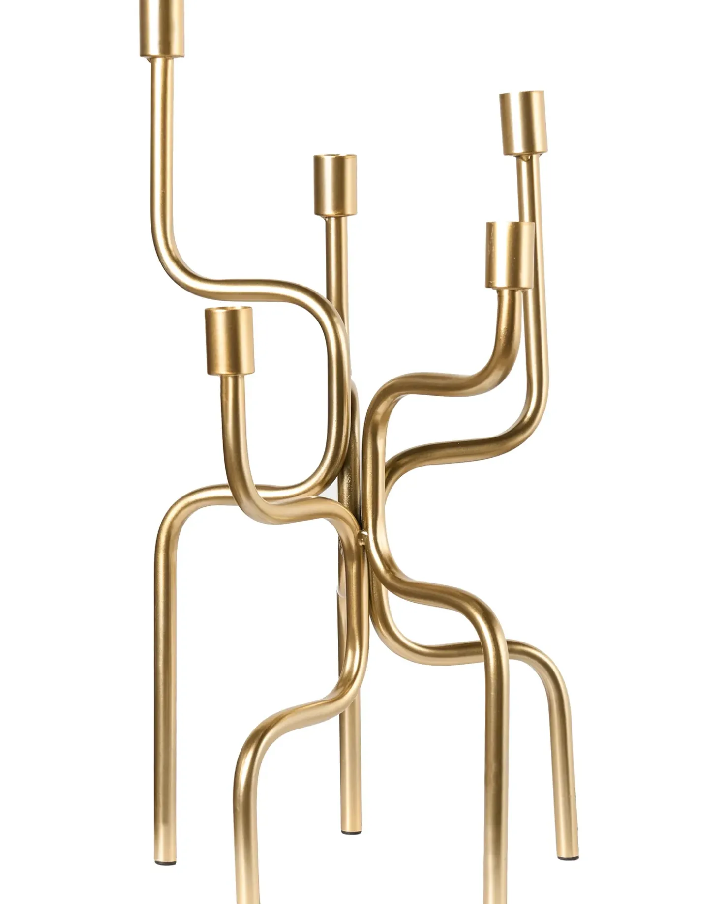 Portacandele PORRTELA Metallo 50 cm Oro