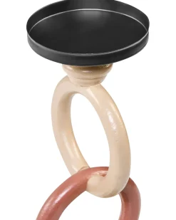 Portacandele WATERFORD Legno di pino 29 cm Multicolore