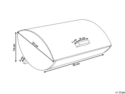 Portapane EPICURIEN Bambù Argento