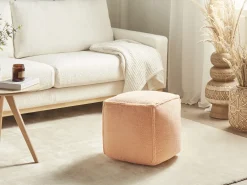 Pouf ALIPUR Bouclé Arancione