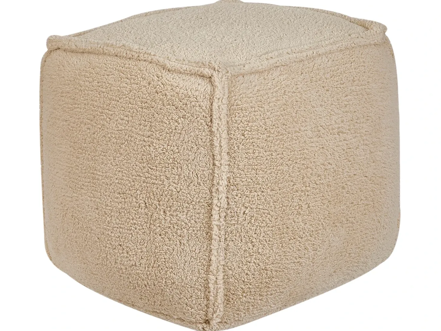 Pouf ALIPUR Bouclé Marrone chiaro
