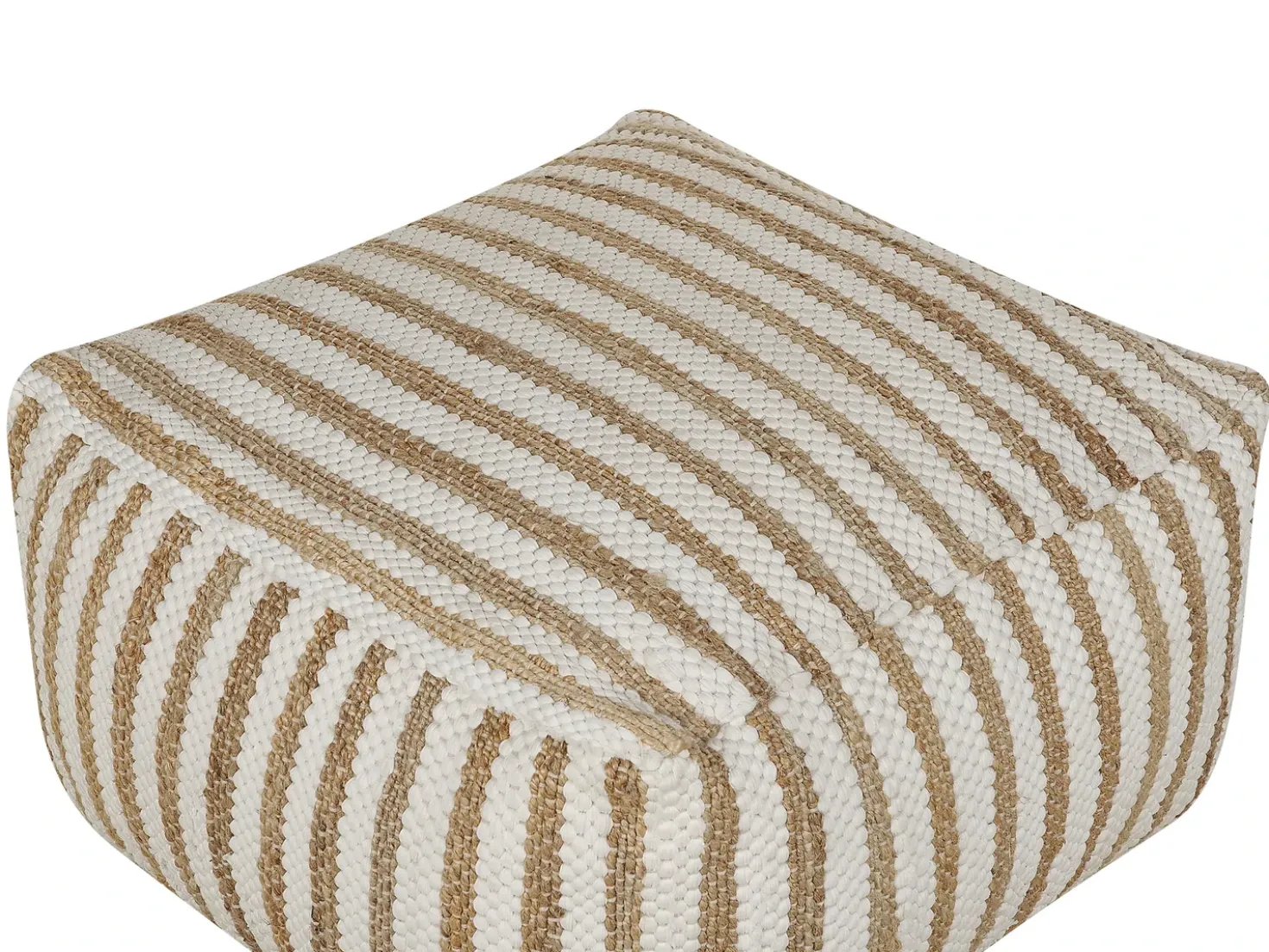Pouf ALMATTI Tessuto Beige