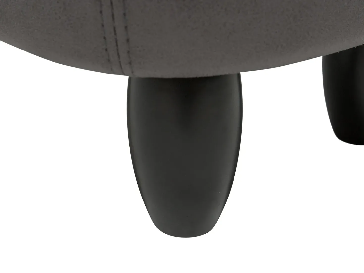 Pouf animaletto contenitore ELEPHANT Pelle sintetica Grigio scuro Elefante