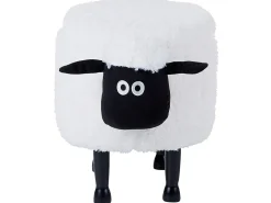Pouf animaletto contenitore SHEEP Tessuto Bianco Pecora
