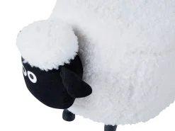 Pouf animaletto contenitore SHEEP Tessuto Bianco Pecora