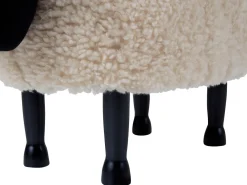 Pouf animaletto contenitore SHEEP Tessuto Beige chiaro Pecora