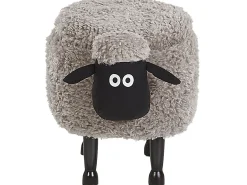 Pouf animaletto contenitore SHEEP Tessuto Grigio Pecora