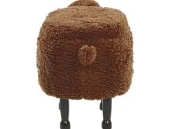 Pouf animaletto contenitore SHEEP Tessuto Marrone Pecora