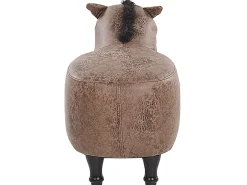 Pouf animaletto HORSE Pelle sintetica Marrone chiaro Cavallo