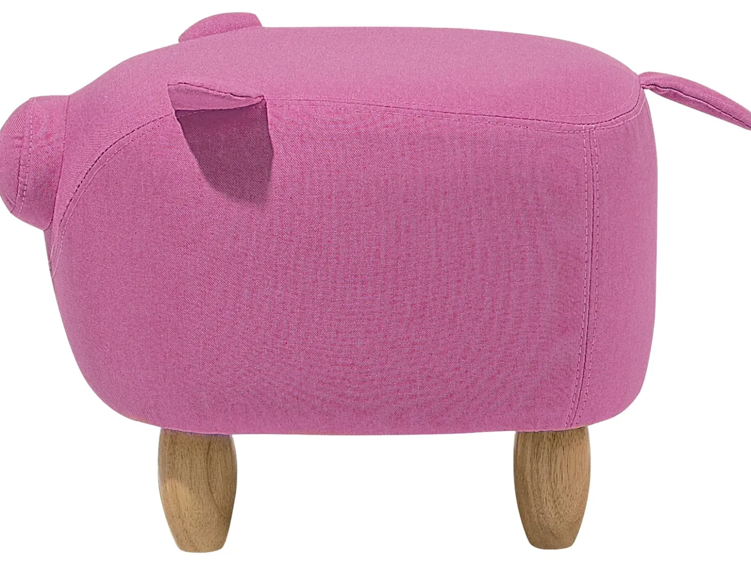 Pouf animaletto PIGGY Tessuto Rosa Maiale