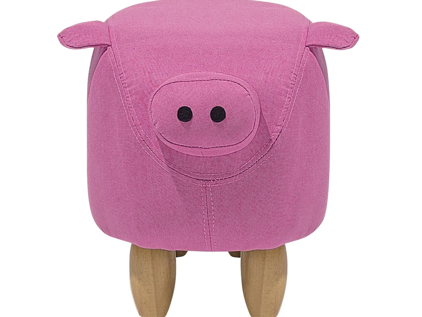 Pouf animaletto PIGGY Tessuto Rosa Maiale