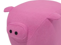 Pouf animaletto PIGGY Tessuto Rosa Maiale