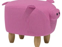 Pouf animaletto PIGGY Tessuto Rosa Maiale