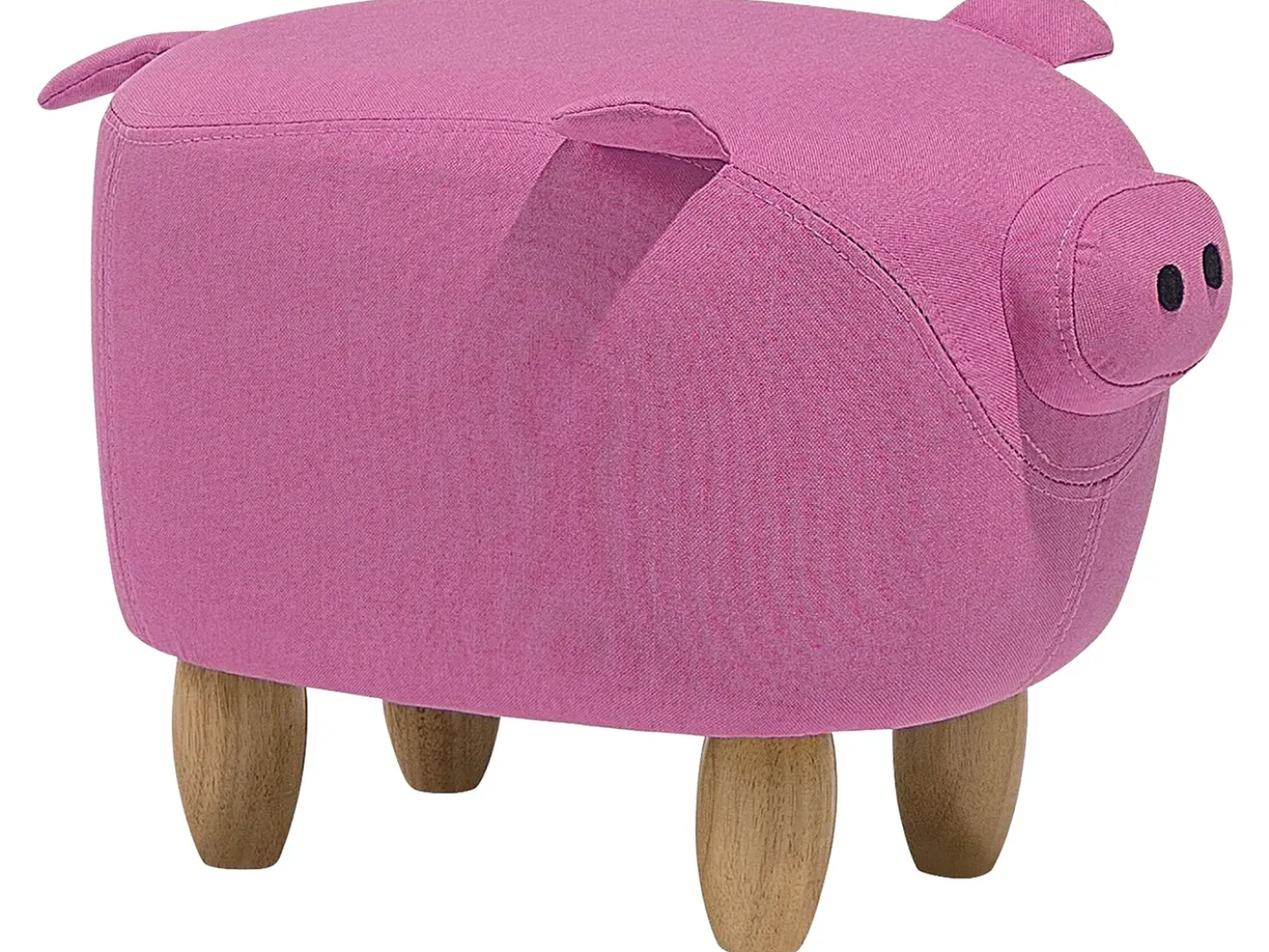 Pouf animaletto PIGGY Tessuto Rosa Maiale