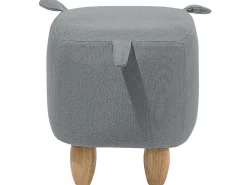 Pouf animaletto PIGGY Tessuto Grigio chiaro Maiale