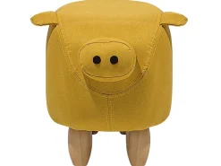 Pouf animaletto PIGGY Tessuto Giallo Maiale