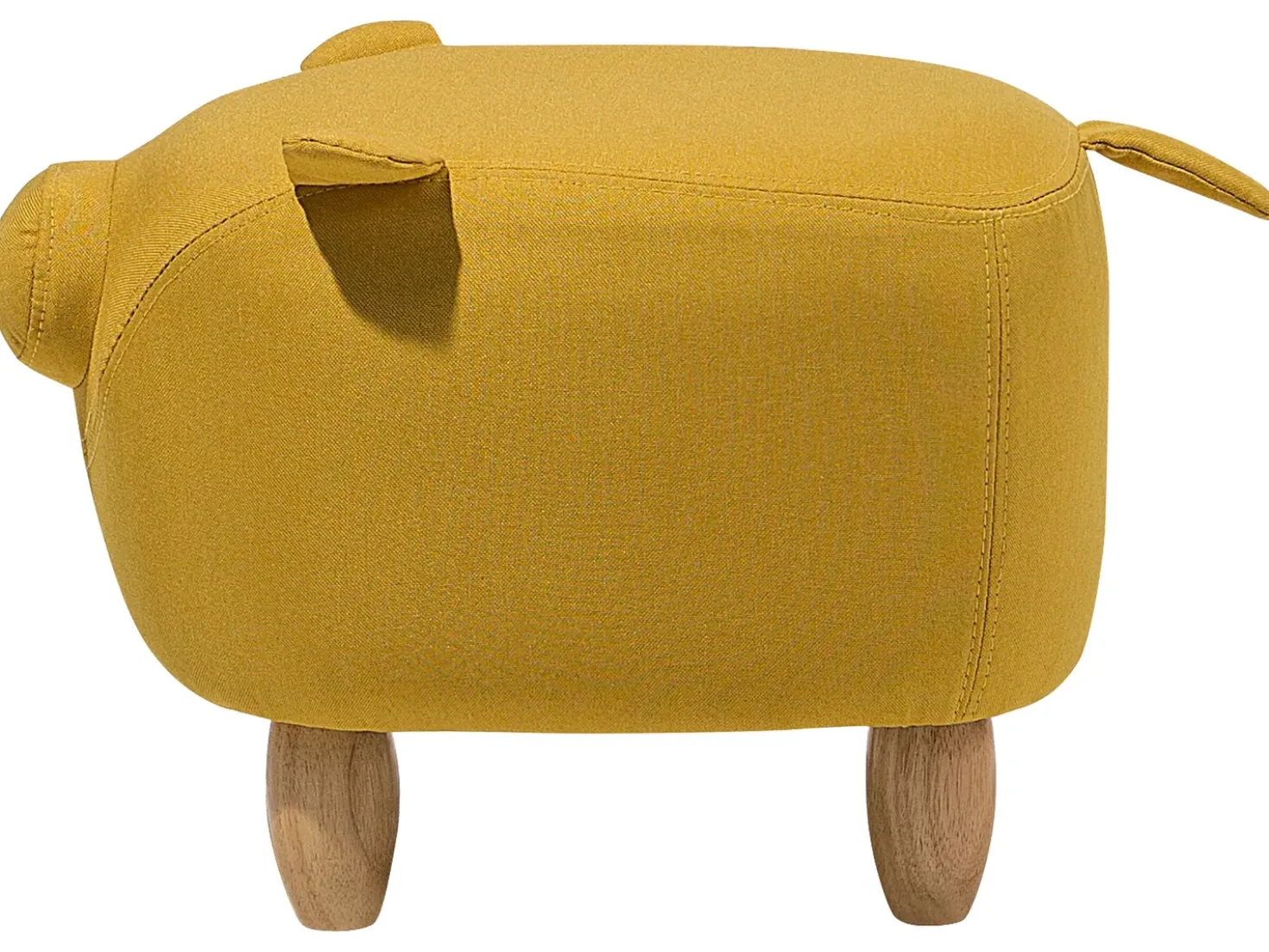 Pouf animaletto PIGGY Tessuto Giallo Maiale