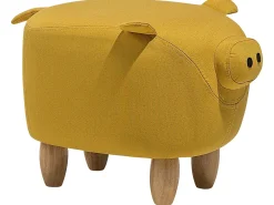 Pouf animaletto PIGGY Tessuto Giallo Maiale