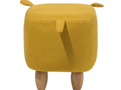 Pouf animaletto PIGGY Tessuto Giallo Maiale