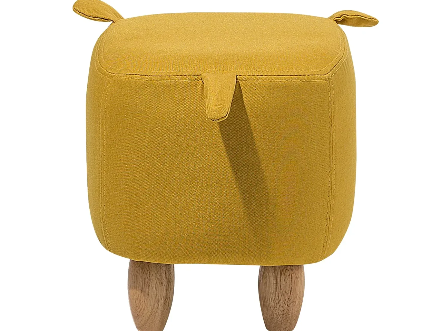 Pouf animaletto PIGGY Tessuto Giallo Maiale