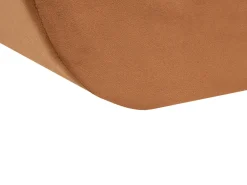 Pouf ARCADIA Velluto Marrone dorato