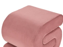 Pouf ARCADIA Velluto Rosa