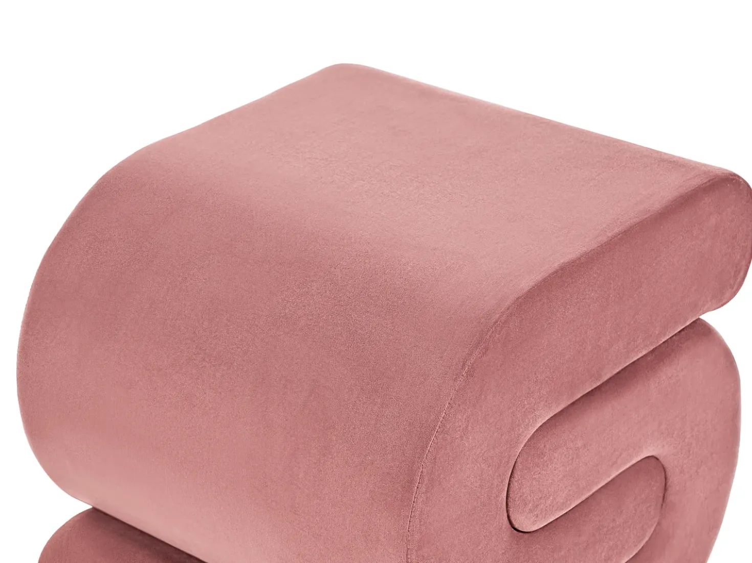 Pouf ARCADIA Velluto Rosa