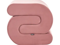 Pouf ARCADIA Velluto Rosa
