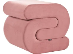 Pouf ARCADIA Velluto Rosa