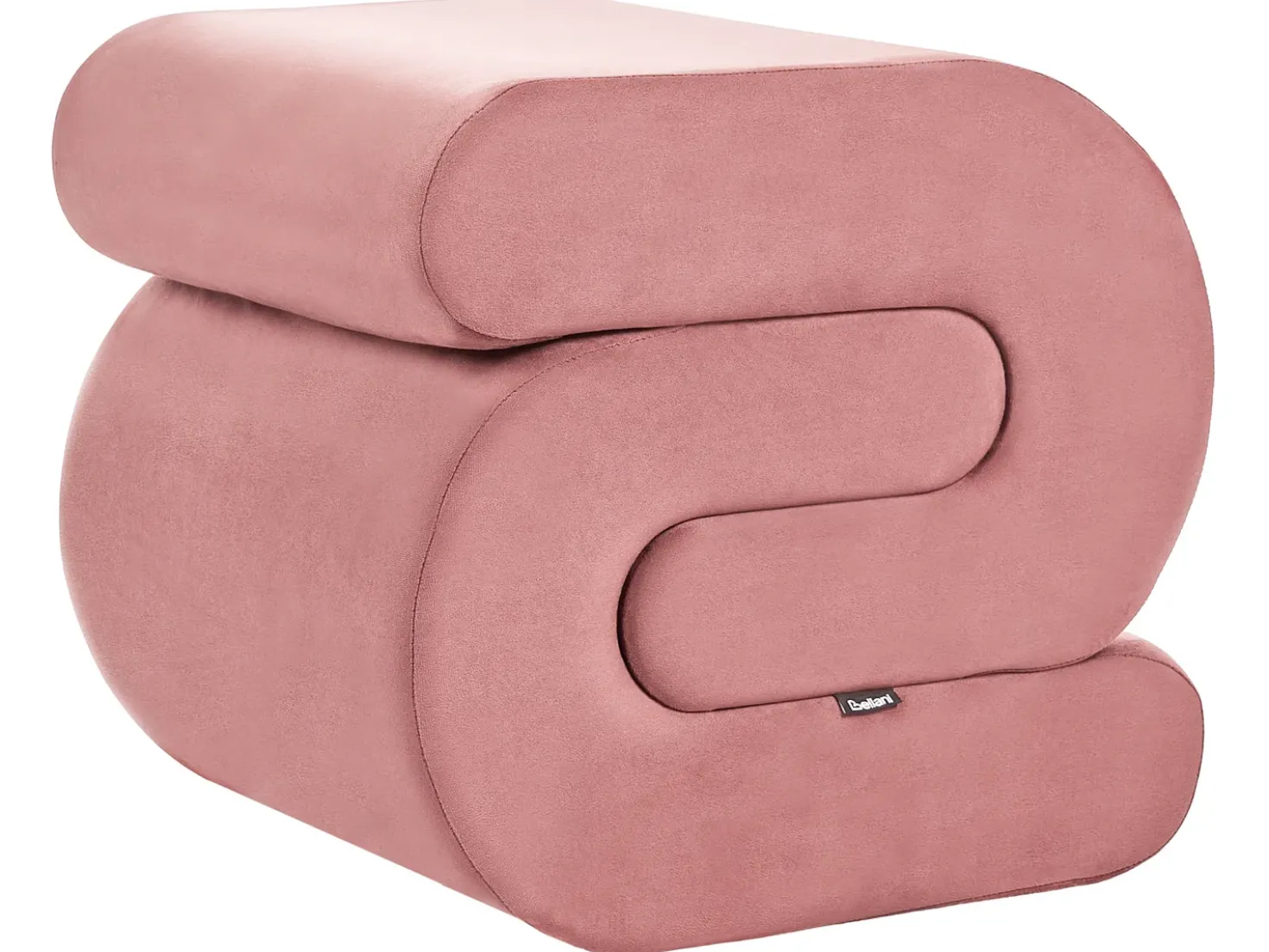 Pouf ARCADIA Velluto Rosa