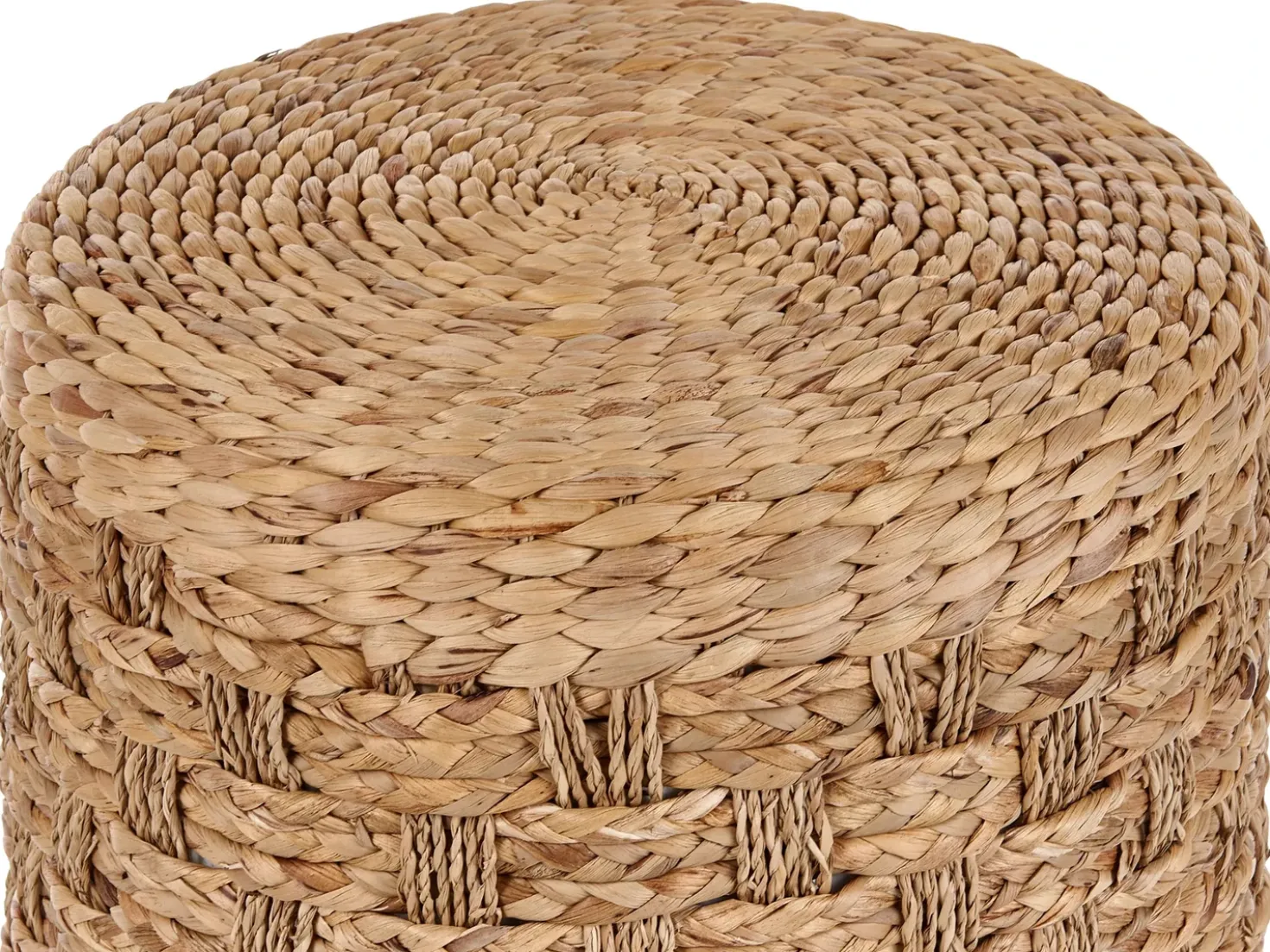 Pouf BASSLET Vimini Beige