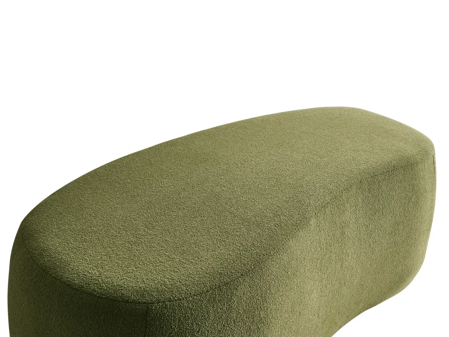Pouf BAYARD Bouclé Verde