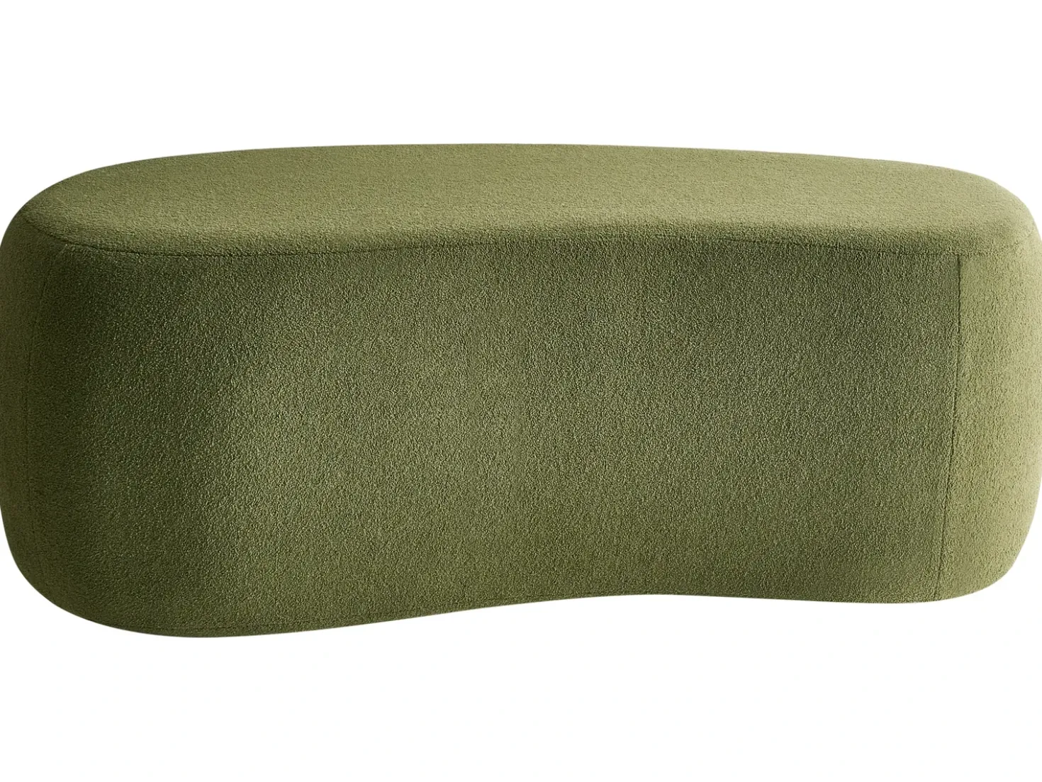 Pouf BAYARD Bouclé Verde